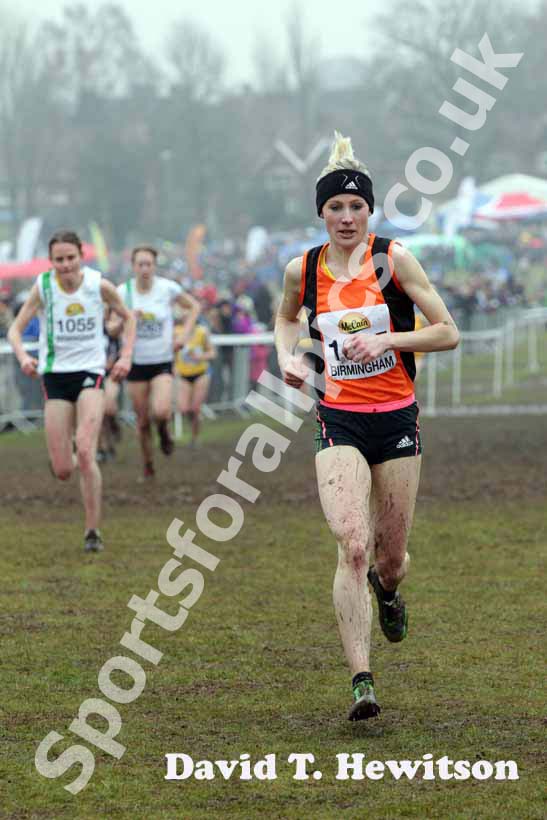 Elle Baker during the senior womens McCain World Cross Country Trials and Inter Counties.